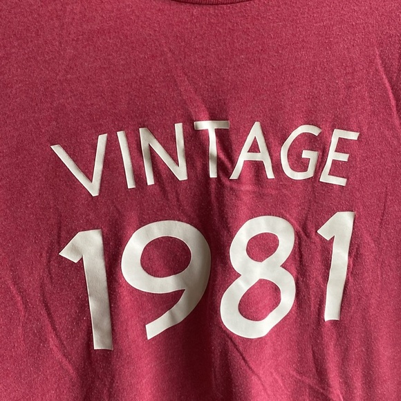 Vintage 1981 Birthday Shirt - Picture 2 of 4